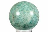 Chatoyant, Polished Amazonite Sphere - Madagascar #260922-1